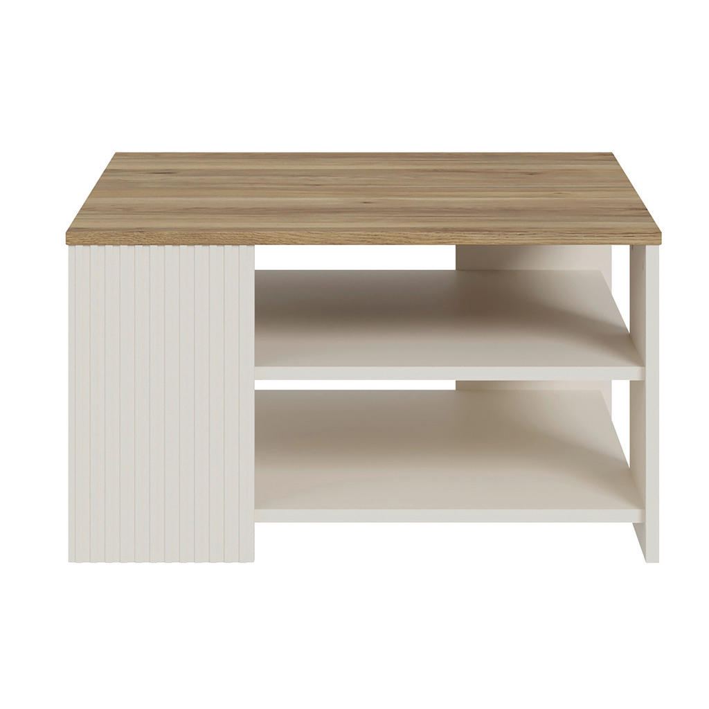Hom`in KONFERENČNÍ STOLEK, pískové barvy, kompozitní dřevo, 80/45/80 cm