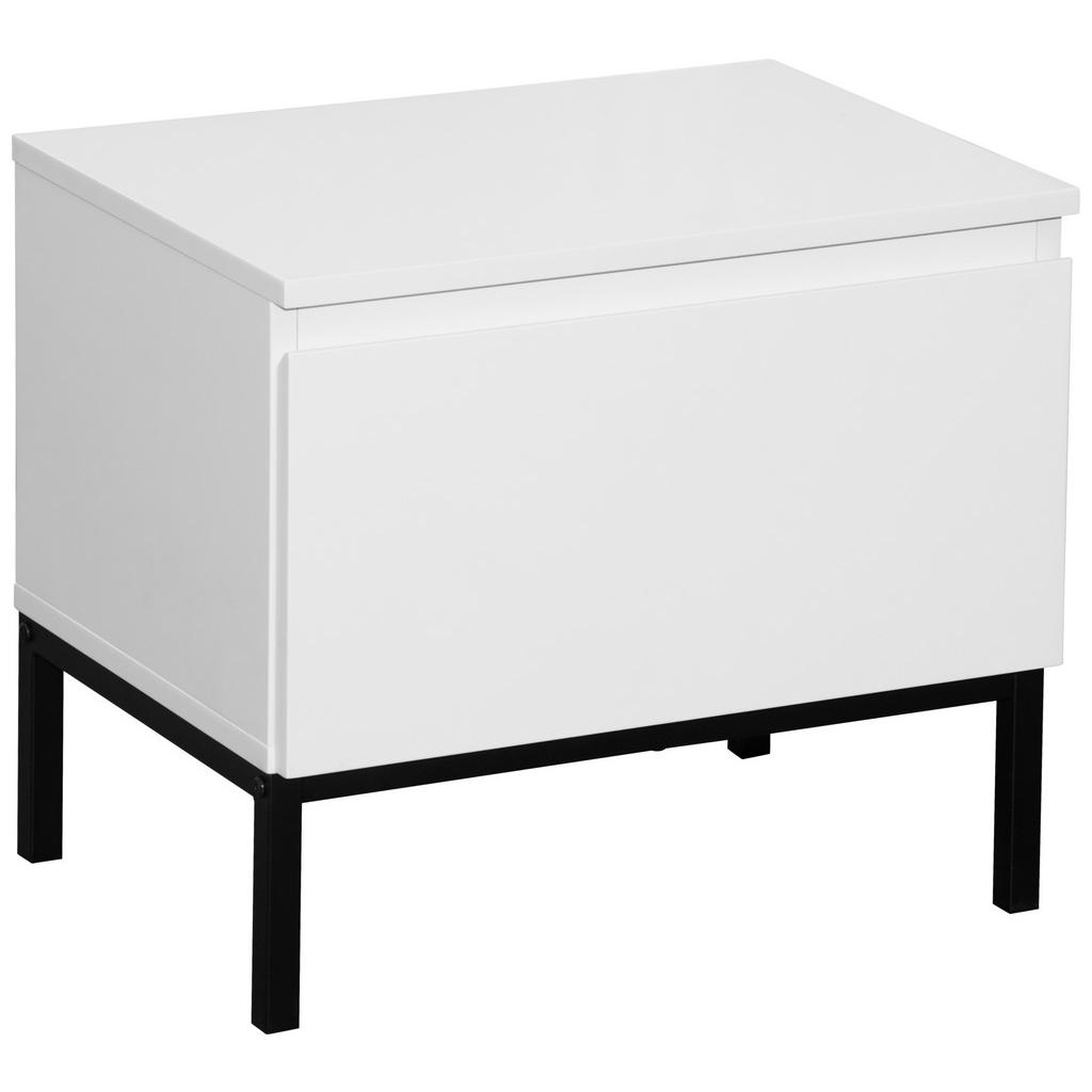 Hom`in NOČNÍ STOLEK, bílá, 49/43/35 cm