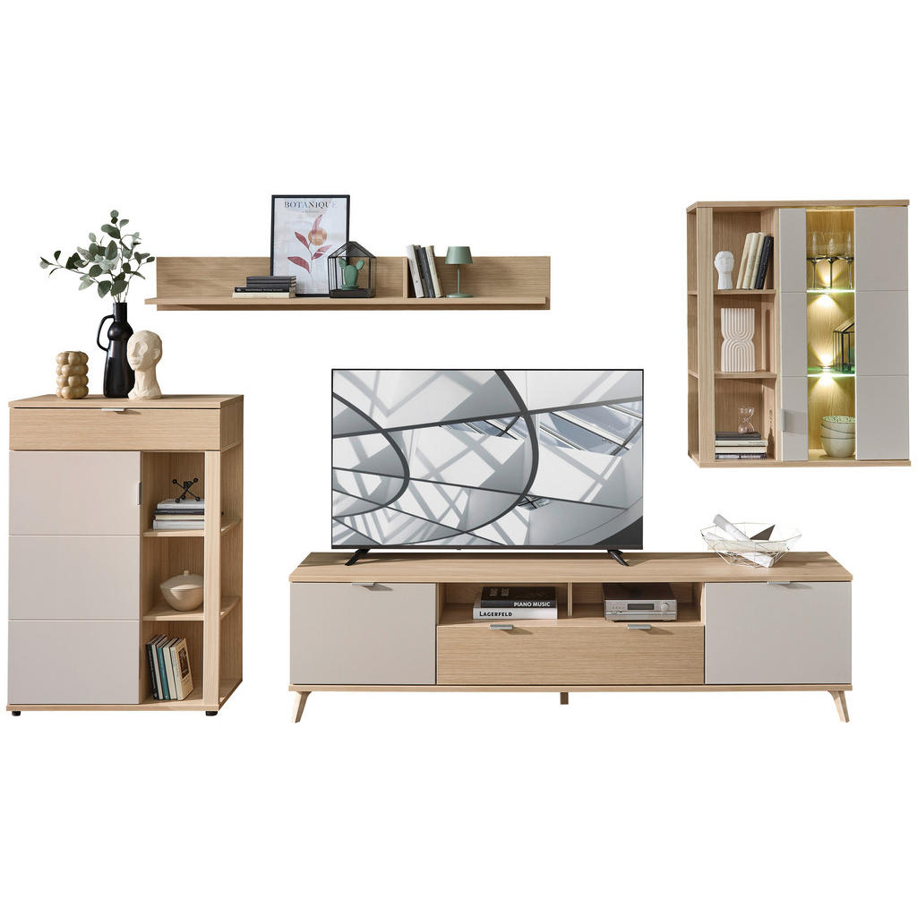 Hom`in OBÝVACÍ STĚNA barvy dubu, kašmírová 1