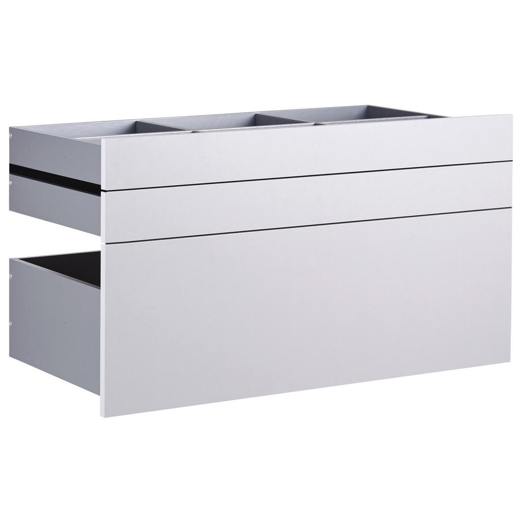 Hom`in SADA ZÁSUVEK, světle šedá, 90,9/50,3/46,8 cm