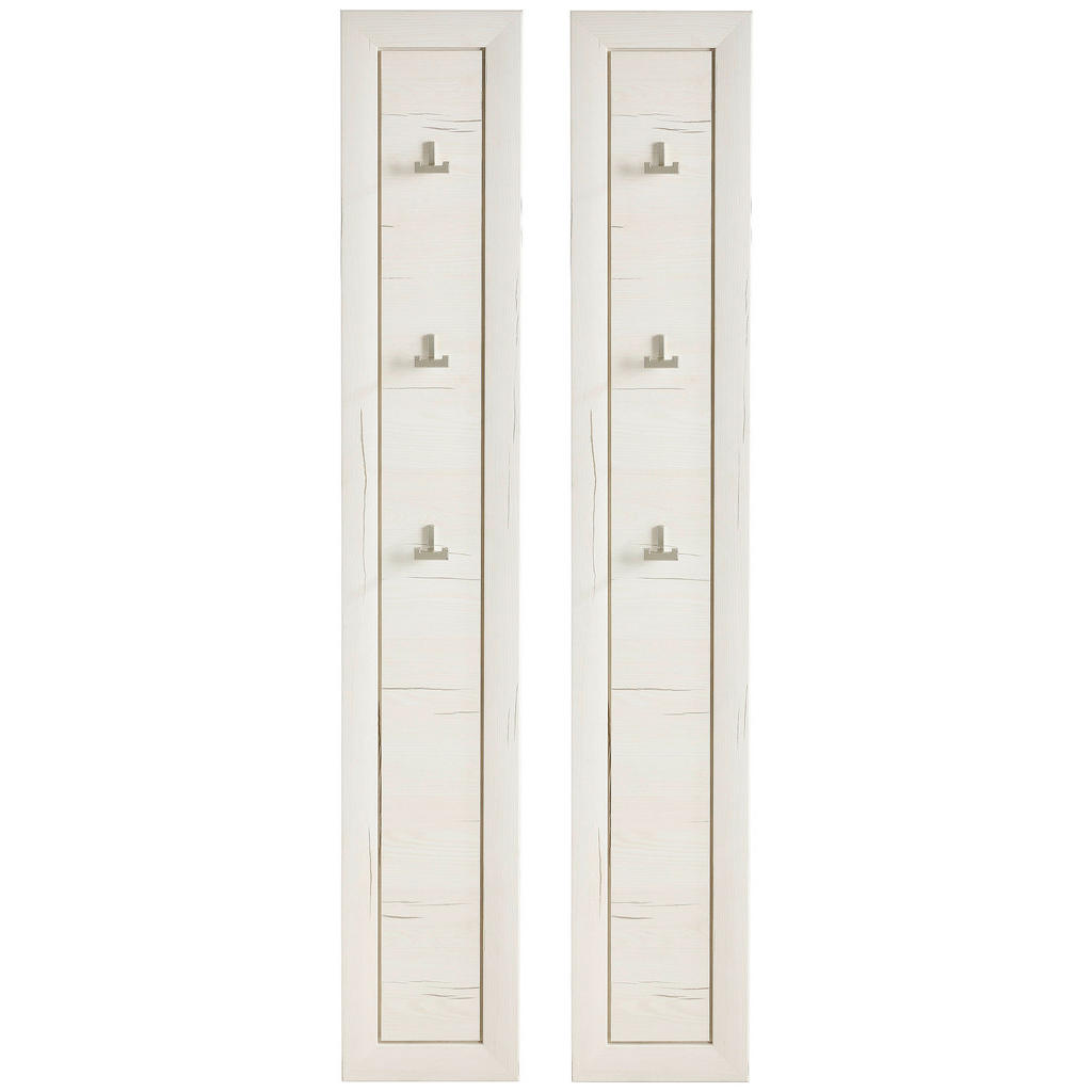 Hom`in ŠATNÍ PANEL, bílá, barvy pinie, 27/162/2,5 cm