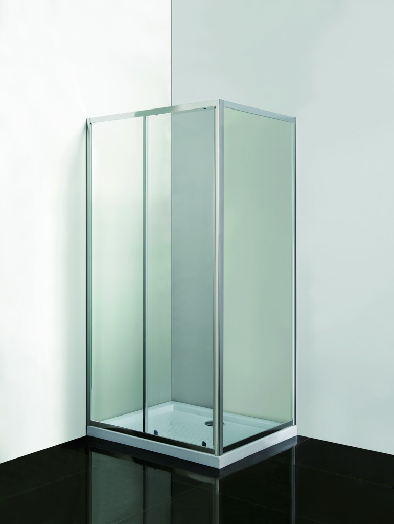 HOPA VÝHODNÝ SET OBDÉLNÍK SMART SELVA + PINA  s vaničkou Barva rámu Chrom/Leštěný hliník (ALU), Rozměr A 100, Rozměr B 80, Směr zavírání Univerzální Levé / Pravé, Výplň Grape bezpečnostní sklo 4 / 6 mm OLOBD10080CG1