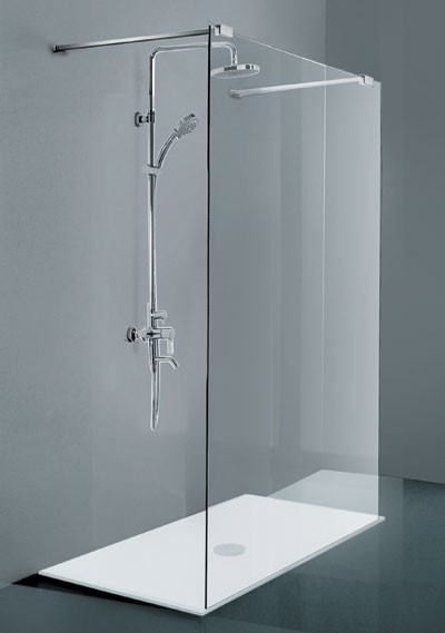 HOPA Walk-in sprchový kout CALA Barva rámu Chrom/Leštěný hliník (ALU), Rozměr A 120, Rozměr C 195, Směr zavírání Univerzální Levé / Pravé, Výplň Čiré bezpečnostní sklo 8 mm BCCALA12CC