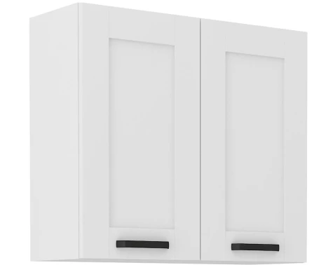 Horní kuchyňská skříňka Luna, 80 cm, bílá