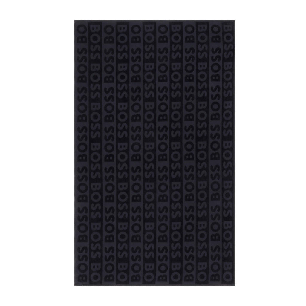 Hugo Boss OSUŠKA NA PLÁŽ, 90/150 cm, černá