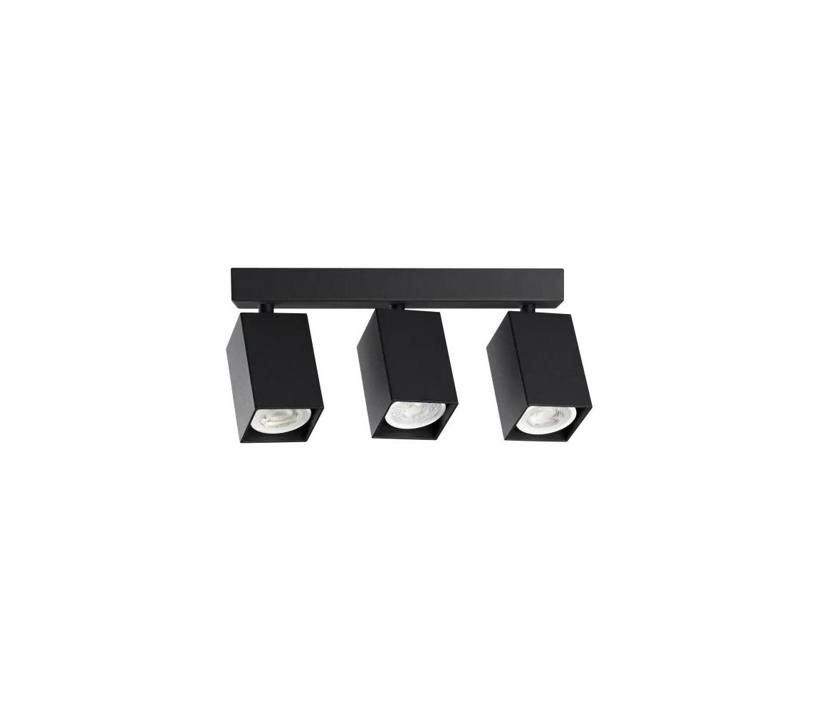 Ideal Lux - LED Bodové svítidlo DYNAMITE 3xGU10/7W/230V CRI 90 černá 371276