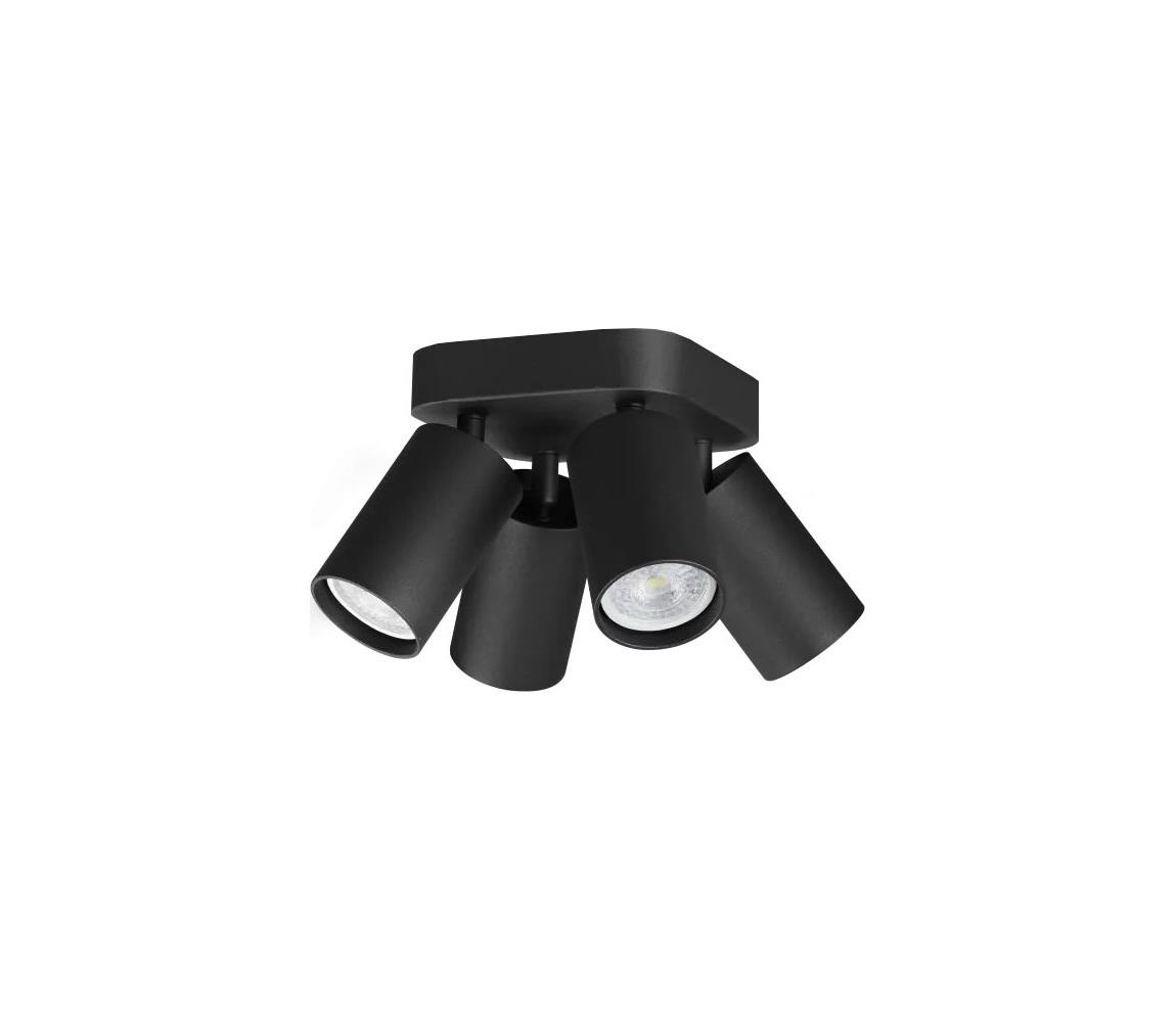 Ideal Lux - LED Bodové svítidlo DYNAMITE 4xGU10/7W/230V CRI 90 černá 371290