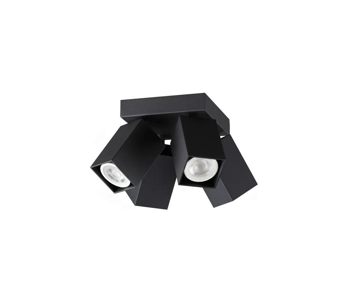 Ideal Lux - LED Bodové svítidlo DYNAMITE 4xGU10/7W/230V CRI 90 černá 371313