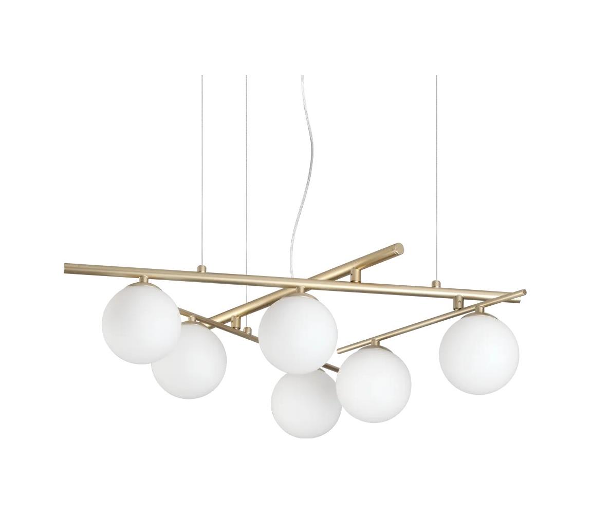 Ideal Lux - LED Lustr na lanku ATLAS 6xG9/3W/230V zlatá 365121