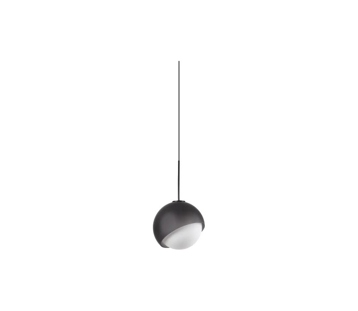 Ideal Lux - LED Lustr na lanku BLOOM 1xG9/3W/230V pr. 11,5 cm černá 366630