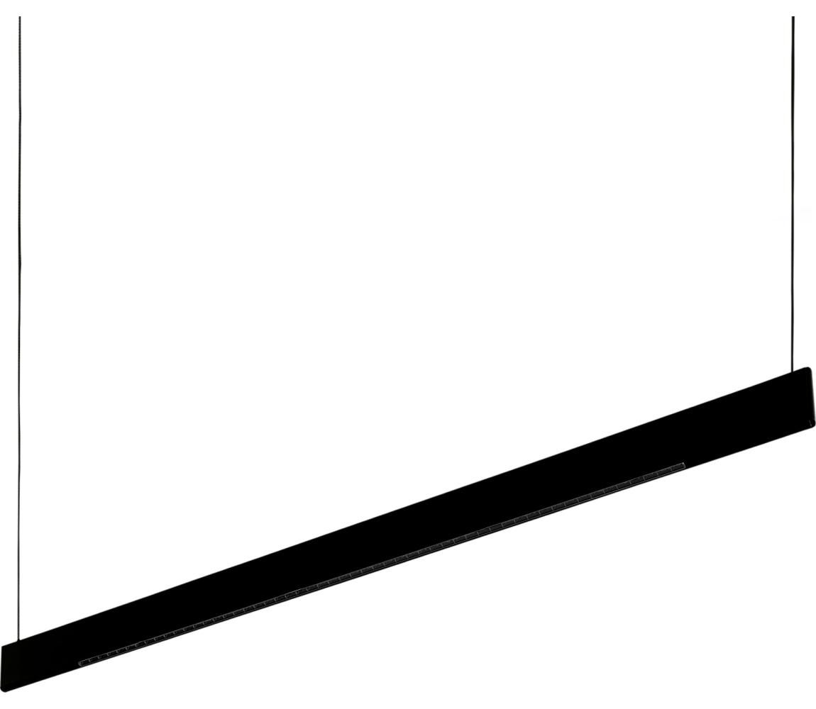 Ideal Lux - LED Lustr na lanku DESK ACCENT LED/36W/230V CRI 90 120 cm černá 336176