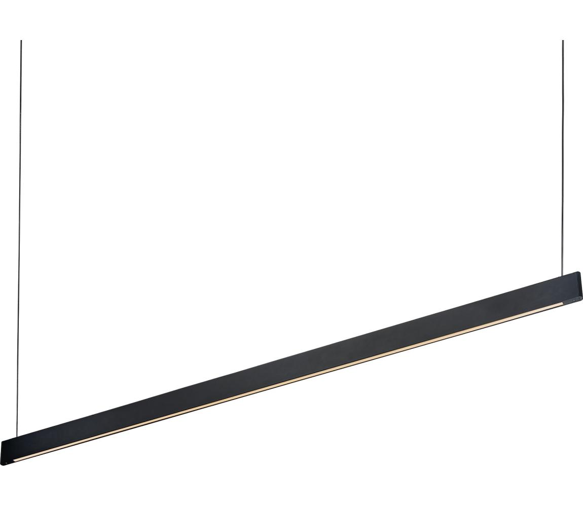 Ideal Lux - LED Lustr na lanku DESK WIDE LED/36W/230V CRI 90 120 cm černá 336190