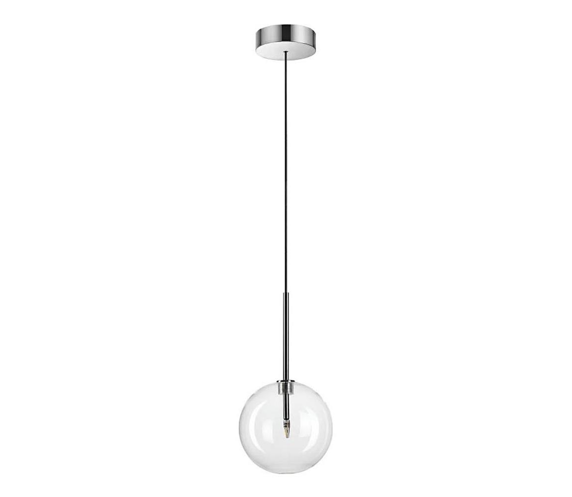 Ideal Lux - LED Lustr na lanku EQUINOXE 1xG4/2W/230V pr. 15 cm chrom/čirá 306537