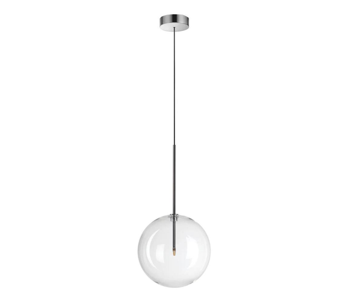 Ideal Lux - LED Lustr na lanku EQUINOXE 1xG4/2W/230V pr. 25 cm chrom/čirá 306551