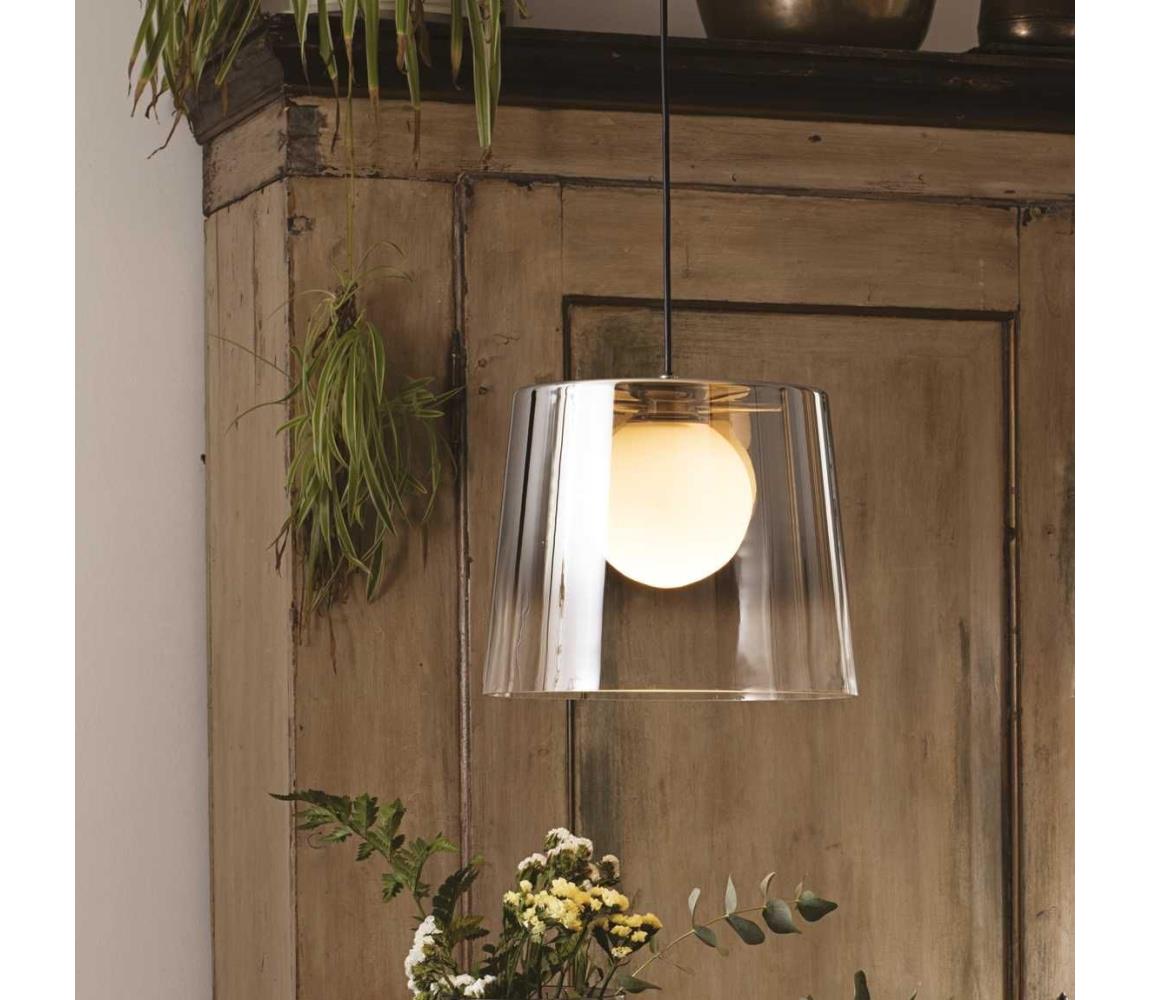 Ideal Lux - LED Lustr na lanku FADE 1xG9/3W/230V pr. 27,3 cm zlatá/kouřová 271316