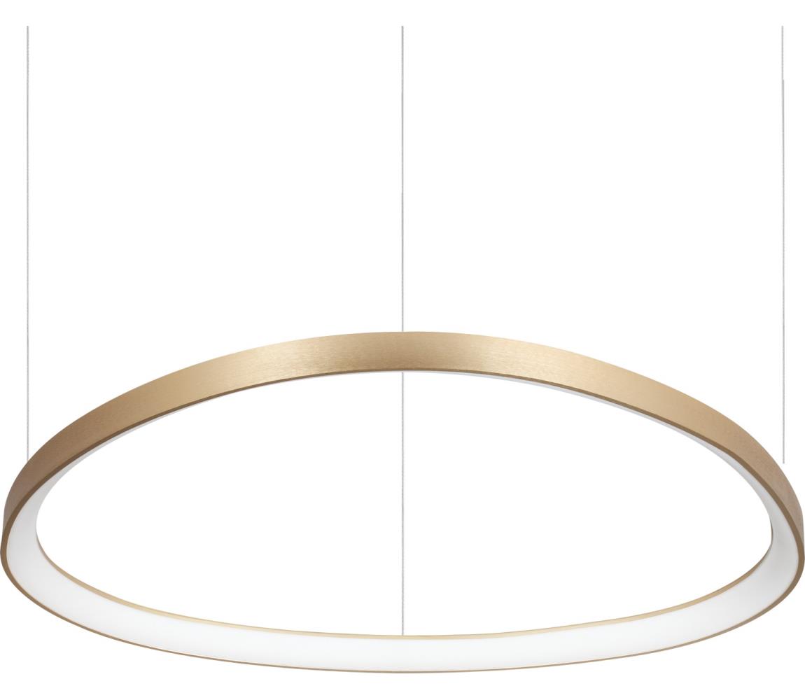 Ideal Lux - LED Lustr na lanku GEMINI LED/56W/230V 2700K pr. 81 cm CRI 90 mosaz 341606