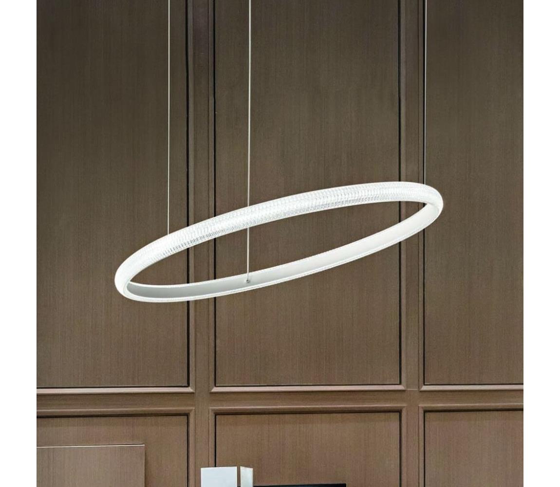 Ideal Lux - LED Lustr na lanku MIRACLE LED/45W/230V pr. 80 cm CRI 90 matný chrom 325835