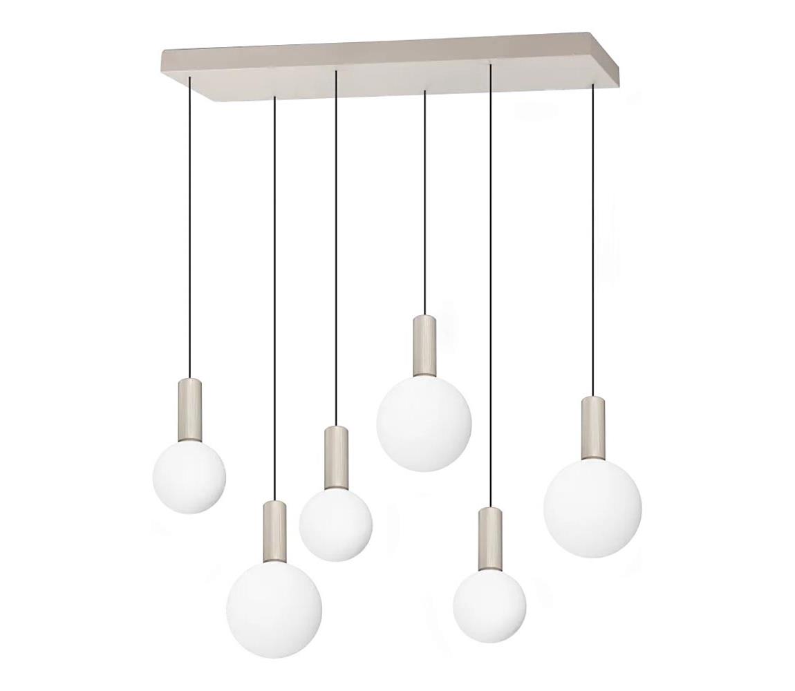 Ideal Lux - LED Lustr na lanku ODEON LED/39W/230V CRI 90 béžová/bílá 349220