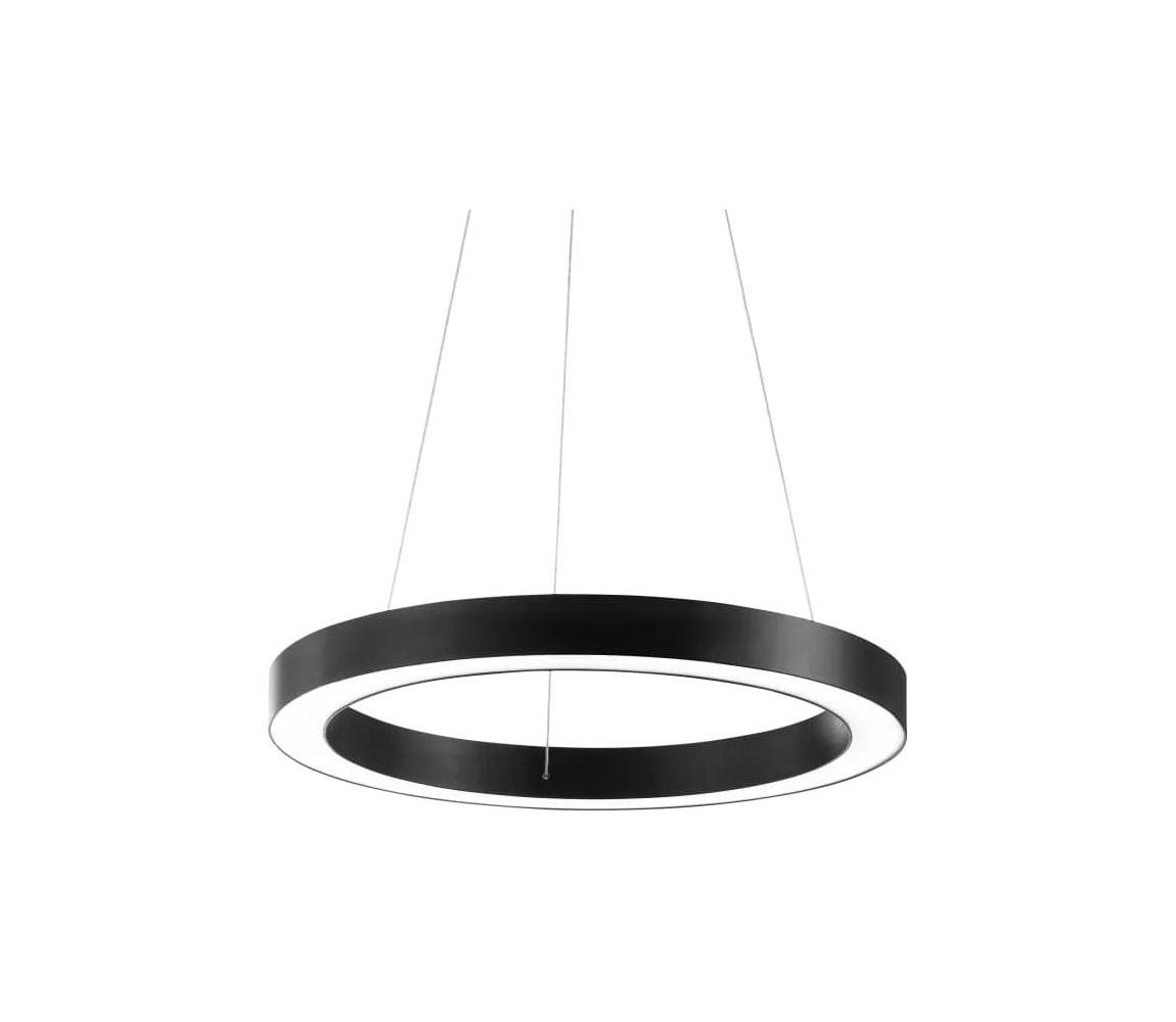 Ideal Lux - LED Lustr na lanku ORACLE LED/28W/230V 3000K pr. 50 cm CRI 90 černá 222097