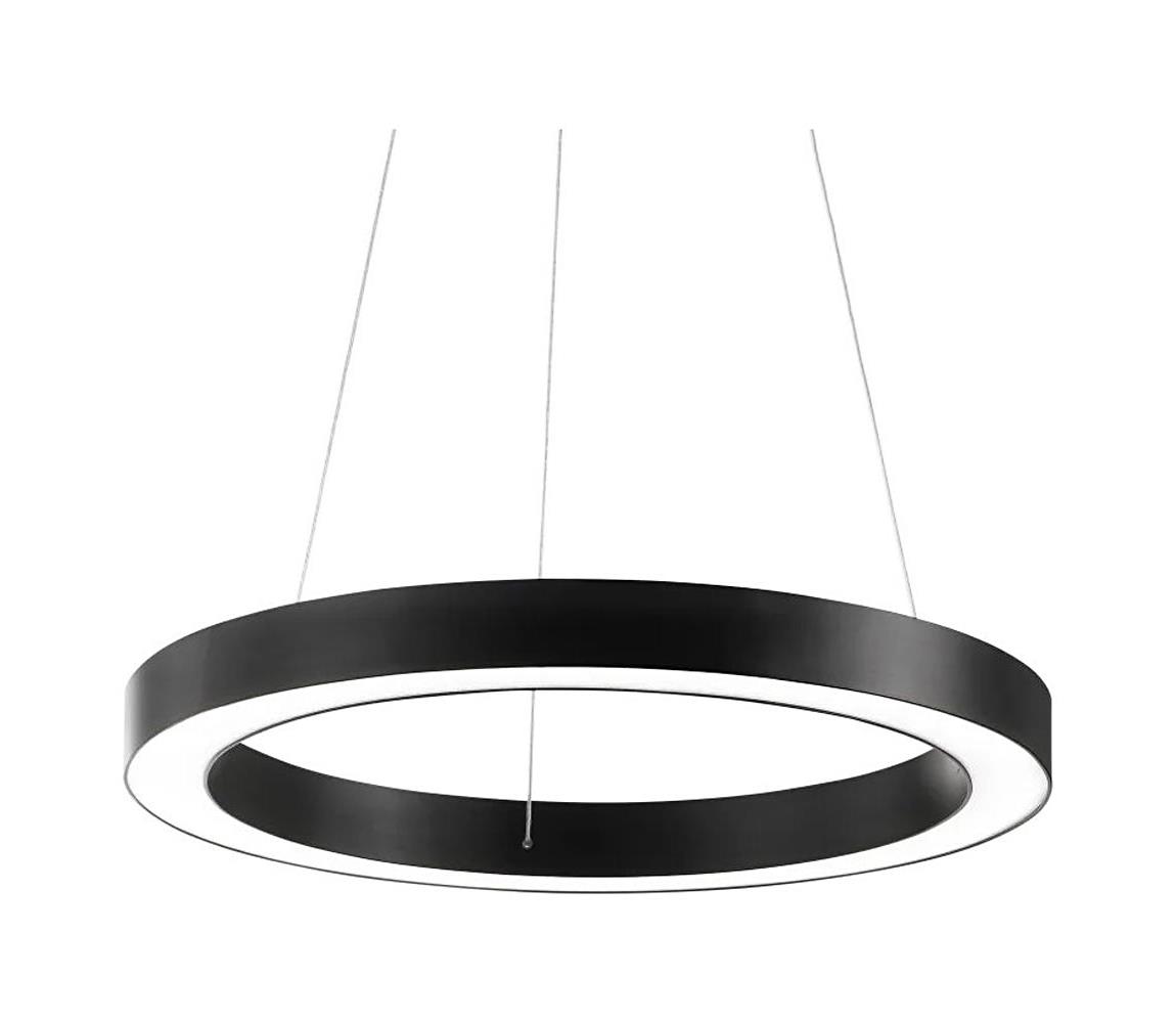 Ideal Lux - LED Lustr na lanku ORACLE LED/35W/230V 3000K pr. 70 cm CRI 90 černá 222110