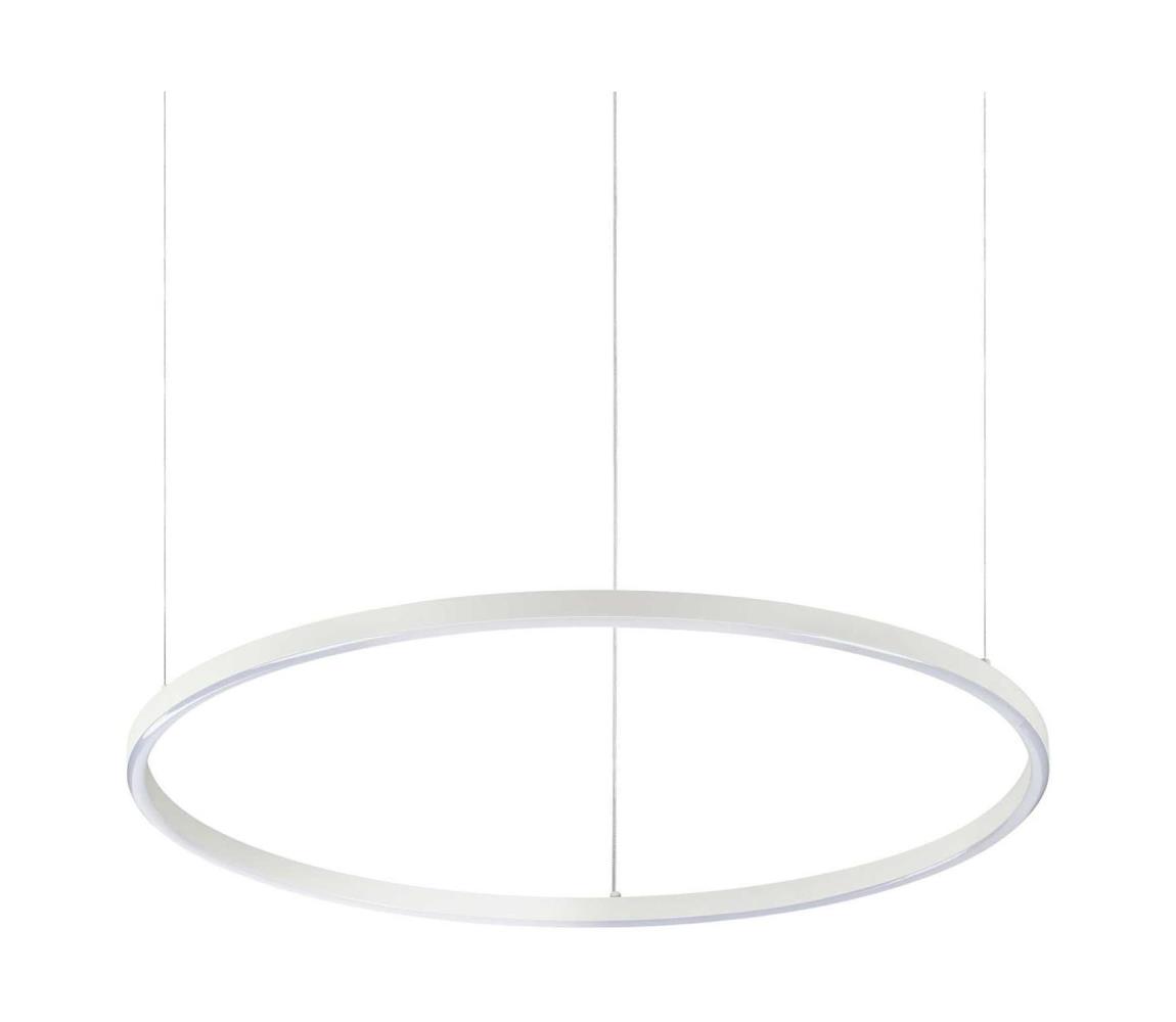 Ideal Lux - LED Lustr na lanku ORACLE SLIM LED/37W/230V 3000K pr. 70 cm bílá 229485