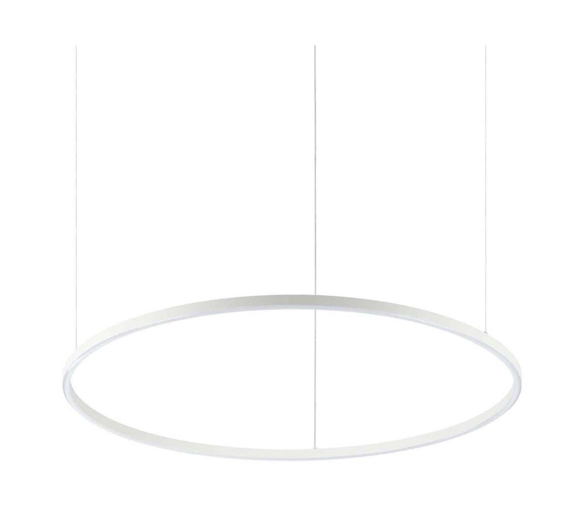 Ideal Lux - LED Lustr na lanku ORACLE SLIM LED/53W/230V 4000K pr. 90 cm bílá 269870
