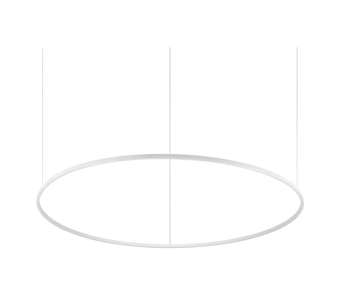 Ideal Lux - LED Lustr na lanku ORACLE SLIM LED/83W/230V 2700K pr. 150 cm bílá 342177
