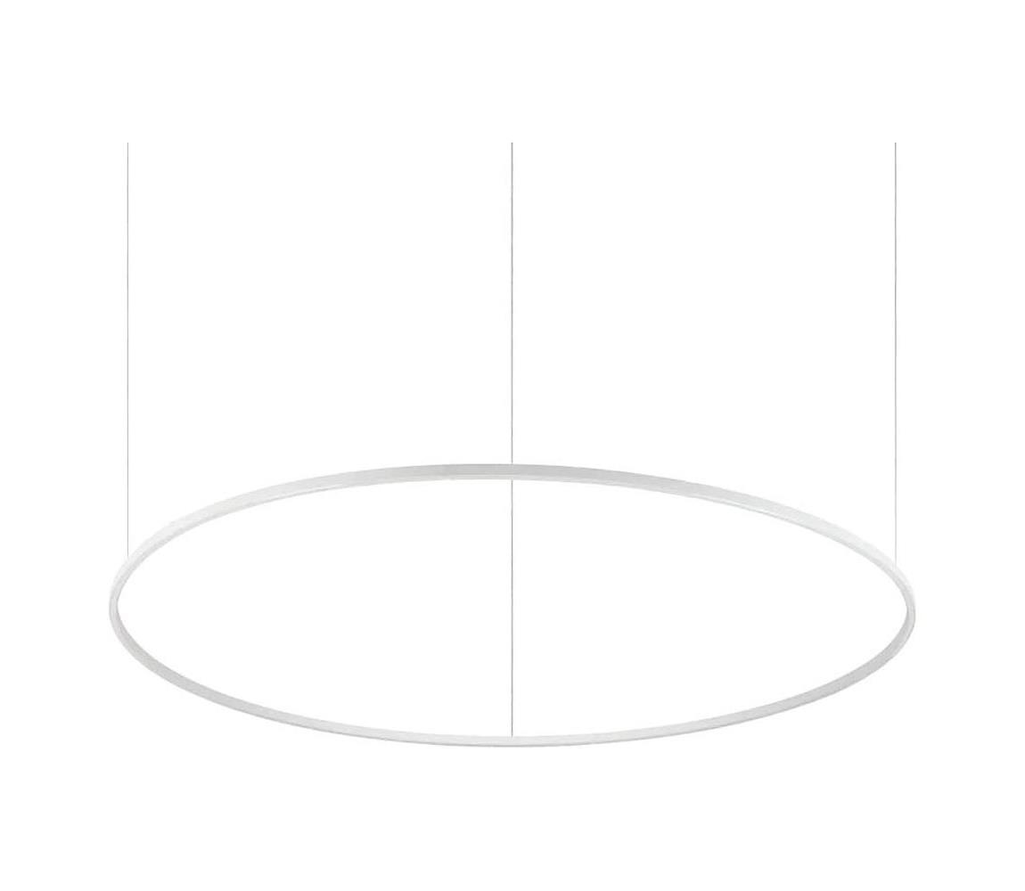 Ideal Lux - LED Lustr na lanku ORACLE SLIM LED/83W/230V 3000K pr. 150 cm bílá 265957