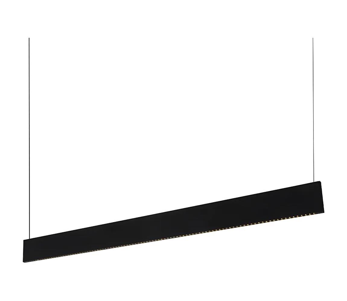 Ideal Lux - LED Lustr na lanku STEEL LED/24W/230V 3000K CRI 90 120 cm černá 368818