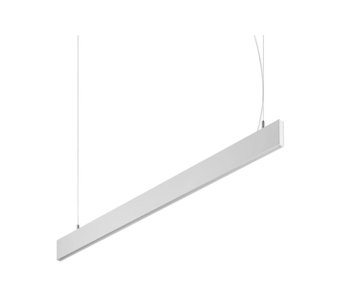 Ideal Lux - LED Lustr na lanku STEEL LED/29W/230V 4000K CRI 90 120 cm bílá 369044