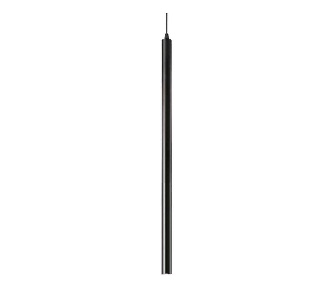 Ideal Lux - LED Lustr na lanku ULTRATHIN LED/11,5W/230V CRI 90 černá 156699