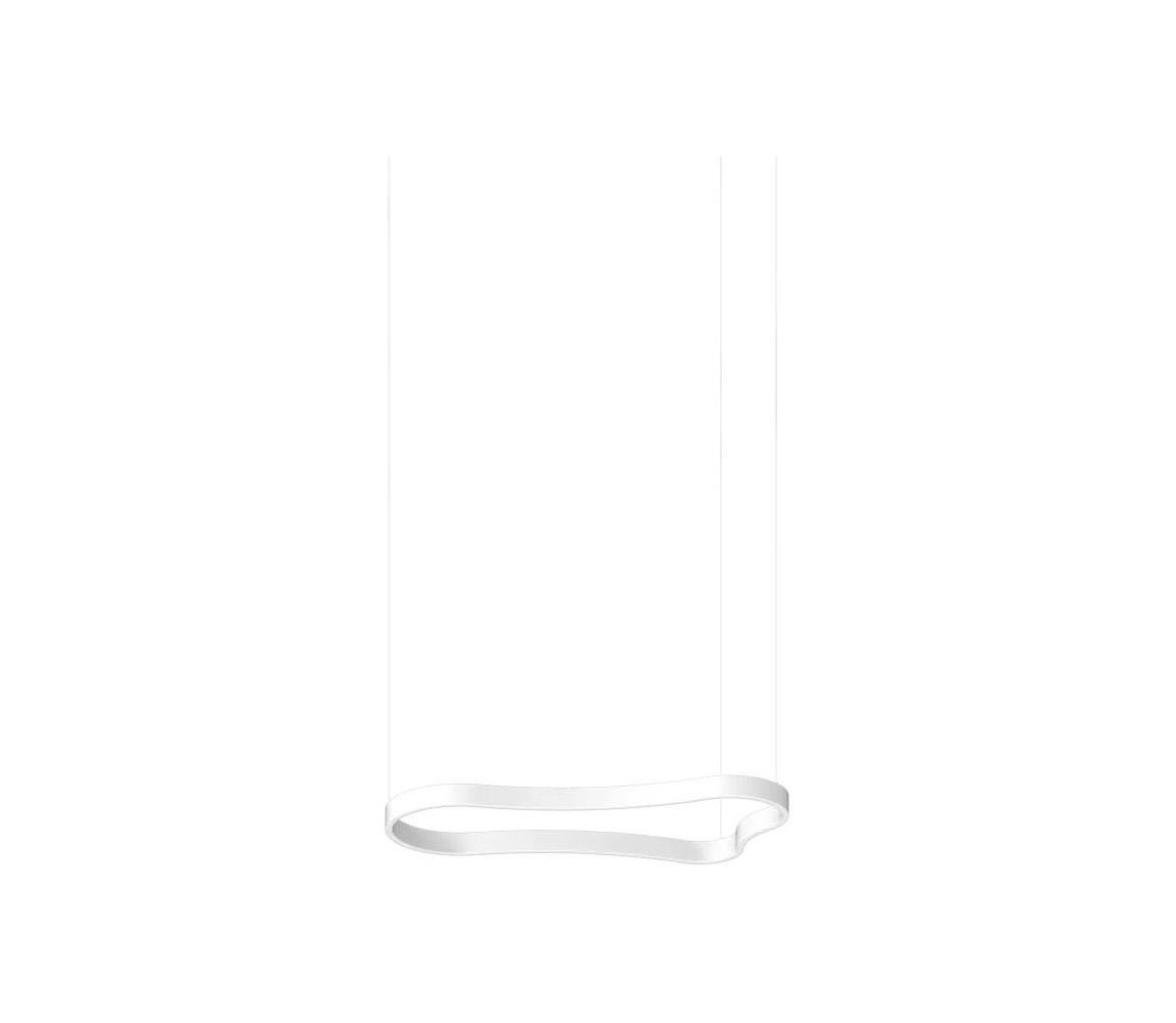Ideal Lux - LED Lustr na lanku WAVES LED/37W/230V CRI 90 bílá 345239