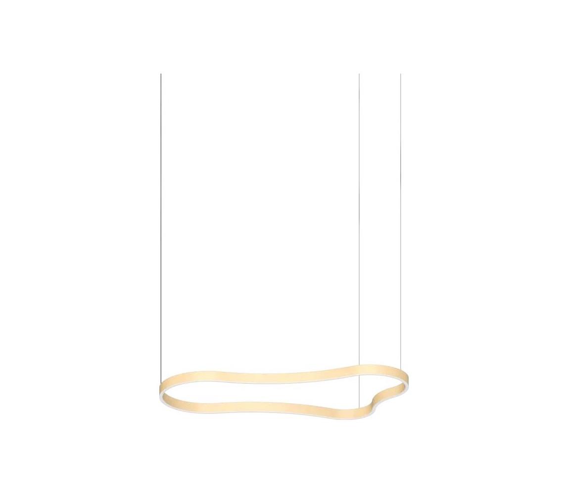 Ideal Lux - LED Lustr na lanku WAVES LED/45W/230V CRI 90 mosaz 345253