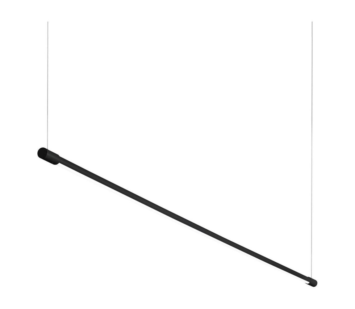 Ideal Lux - LED Lustr na lanku YOKO LED/17W/230V CRI 90 černá 258928