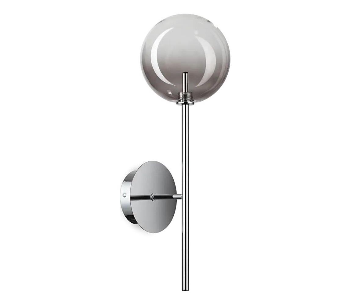 Ideal Lux - LED Nástěnná lampa EQUINOXE 1xG4/2W/230V chrom/kouřová 345338