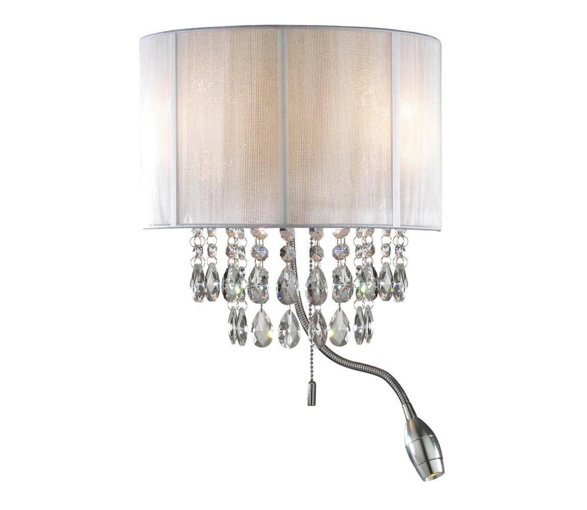 Ideal Lux - LED Nástěnné svítidlo 2xE14/40W/230V + LED/1W 68268