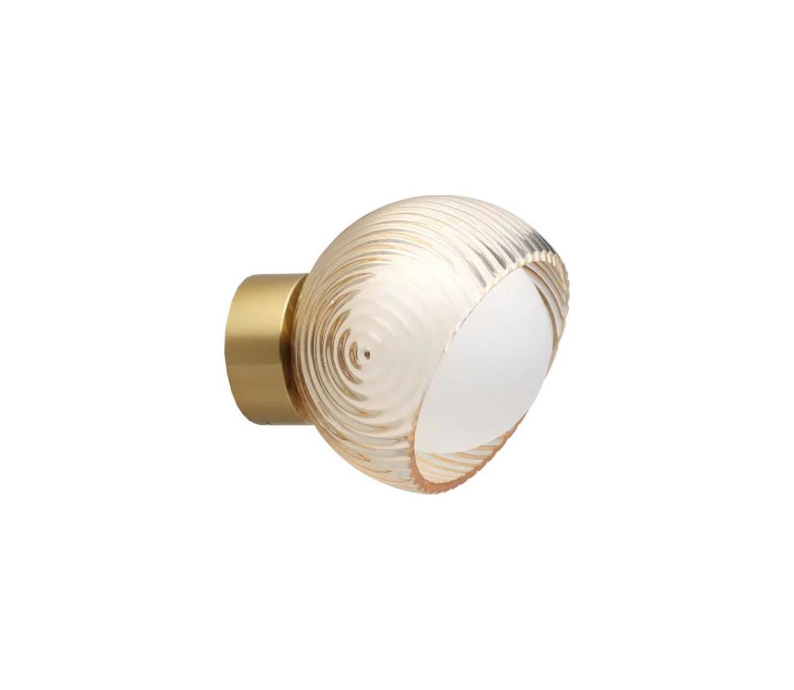 Ideal Lux - LED Nástěnné svítidlo BLOOM 1xG9/3W/230V zlatá/kouřová béžová 366531