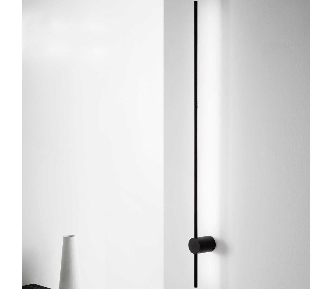 Ideal Lux - LED Nástěnné svítidlo ESSENCE LED/19W/230V 4000K 124 cm CRI 90 černá 341026