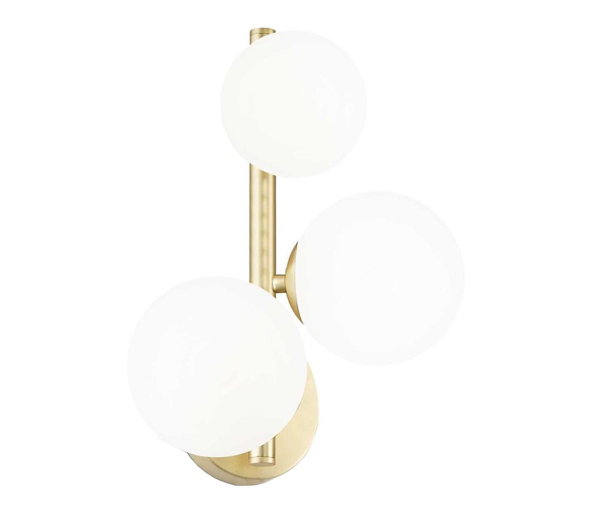 Ideal Lux - LED Nástěnné svítidlo PERLAGE 3xG9/3W/230V zlatá/bílá 283784