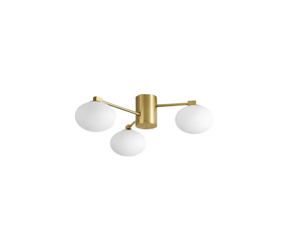 Ideal Lux - LED Přisazený lustr HERMES 3xG9/3W/230V pr. 60 cm zlatá 317007