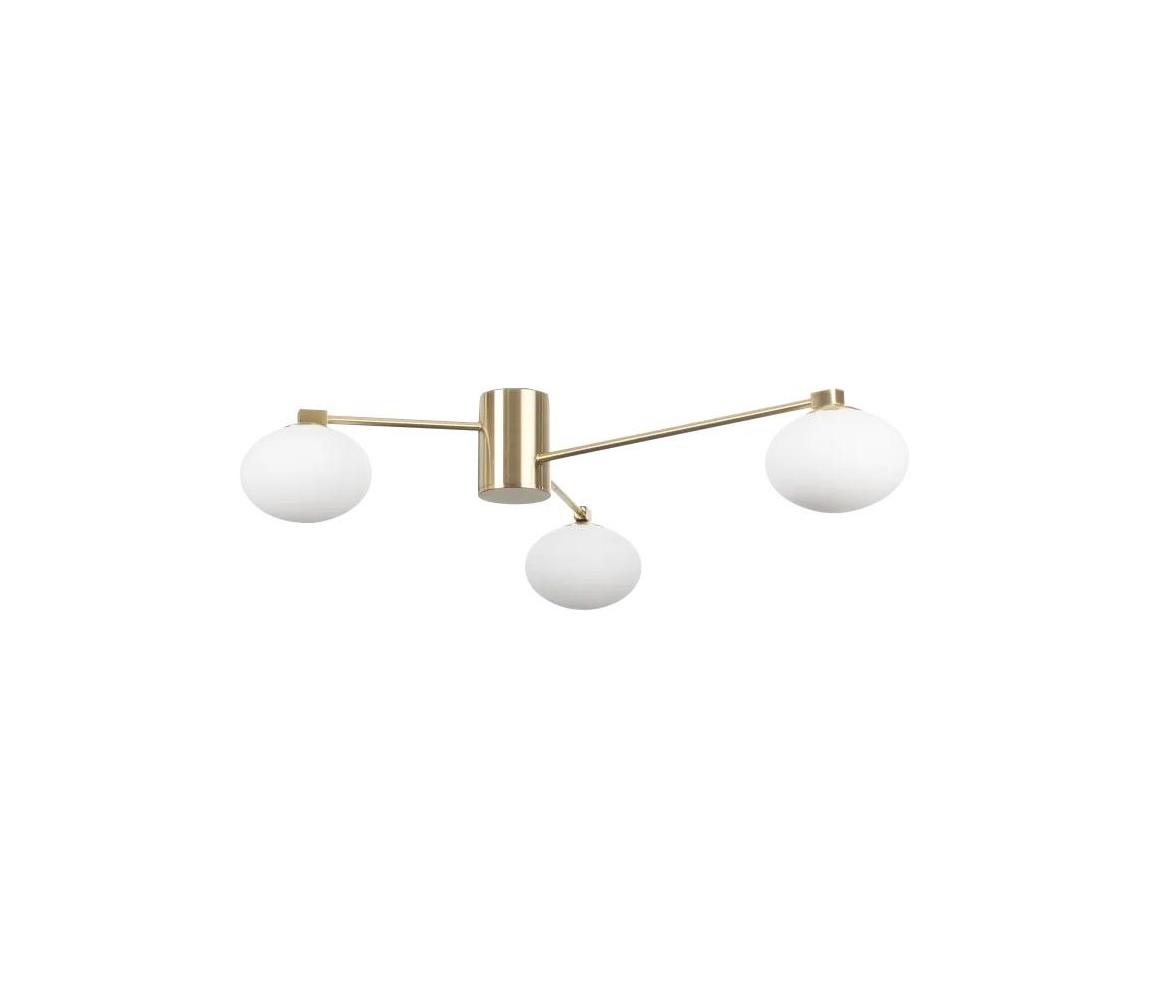 Ideal Lux - LED Přisazený lustr HERMES 3xG9/3W/230V pr. 90 cm zlatá 288260