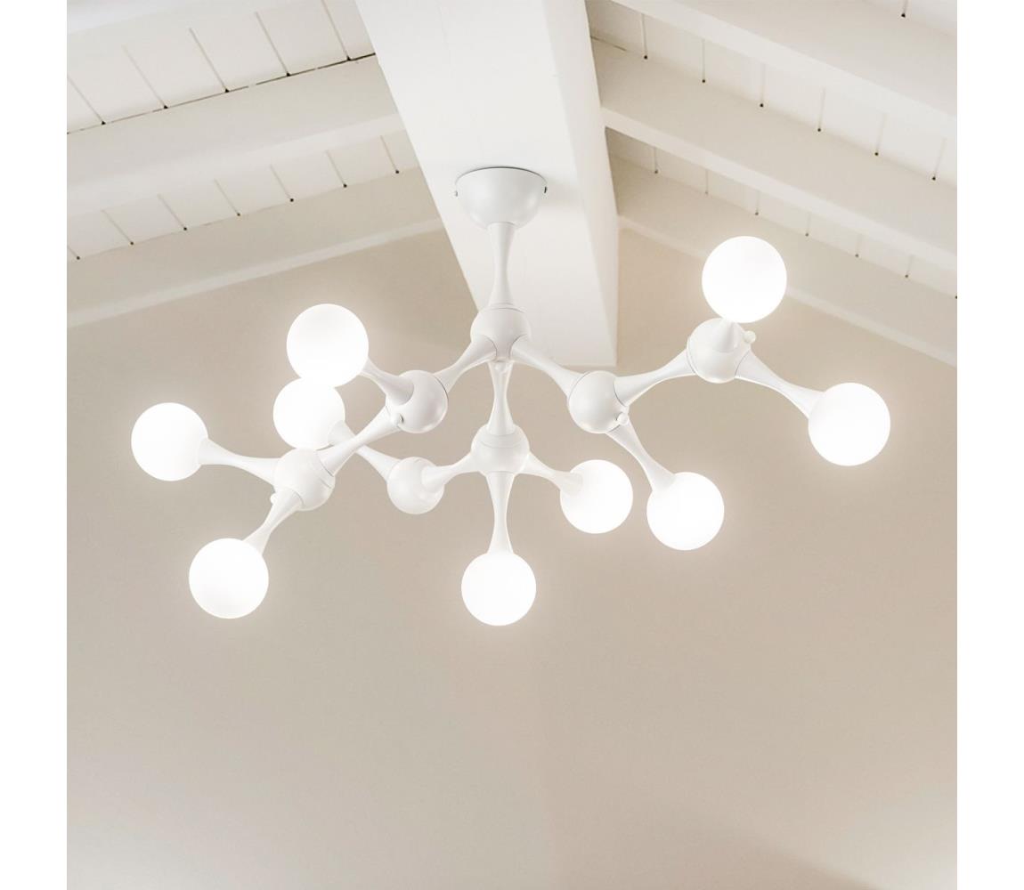 Ideal Lux - LED Přisazený lustr NODINO 9xG9/3W/230V bílá 149622