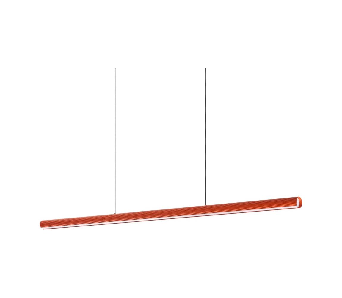 Ideal Lux - LED Stm lustr na lanku DORICA LED/35W/230V CRI 90 140 cm oranžová 366418