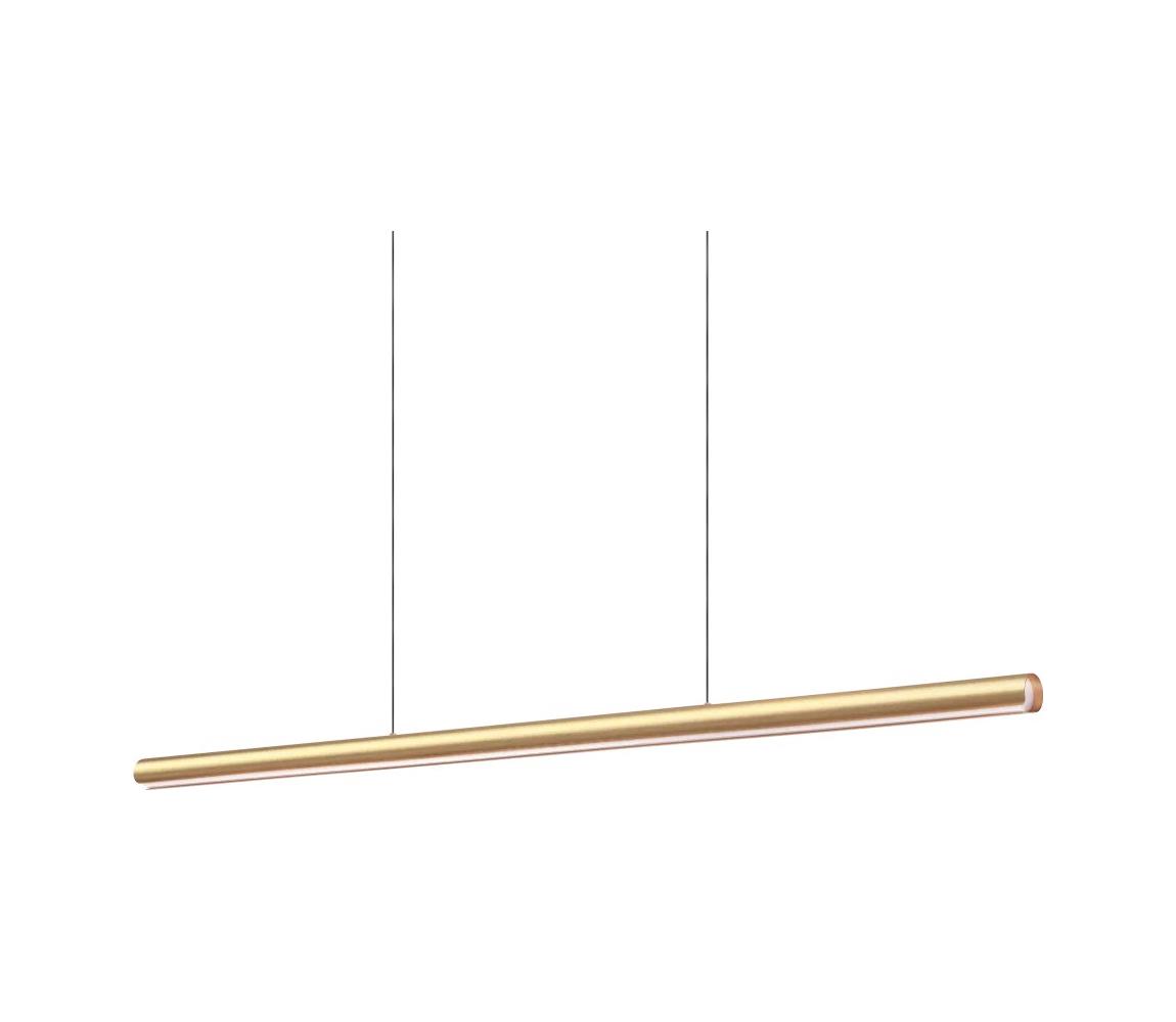 Ideal Lux - LED Stm lustr na lanku DORICA LED/35W/230V CRI 90 140 cm zlatá 366432