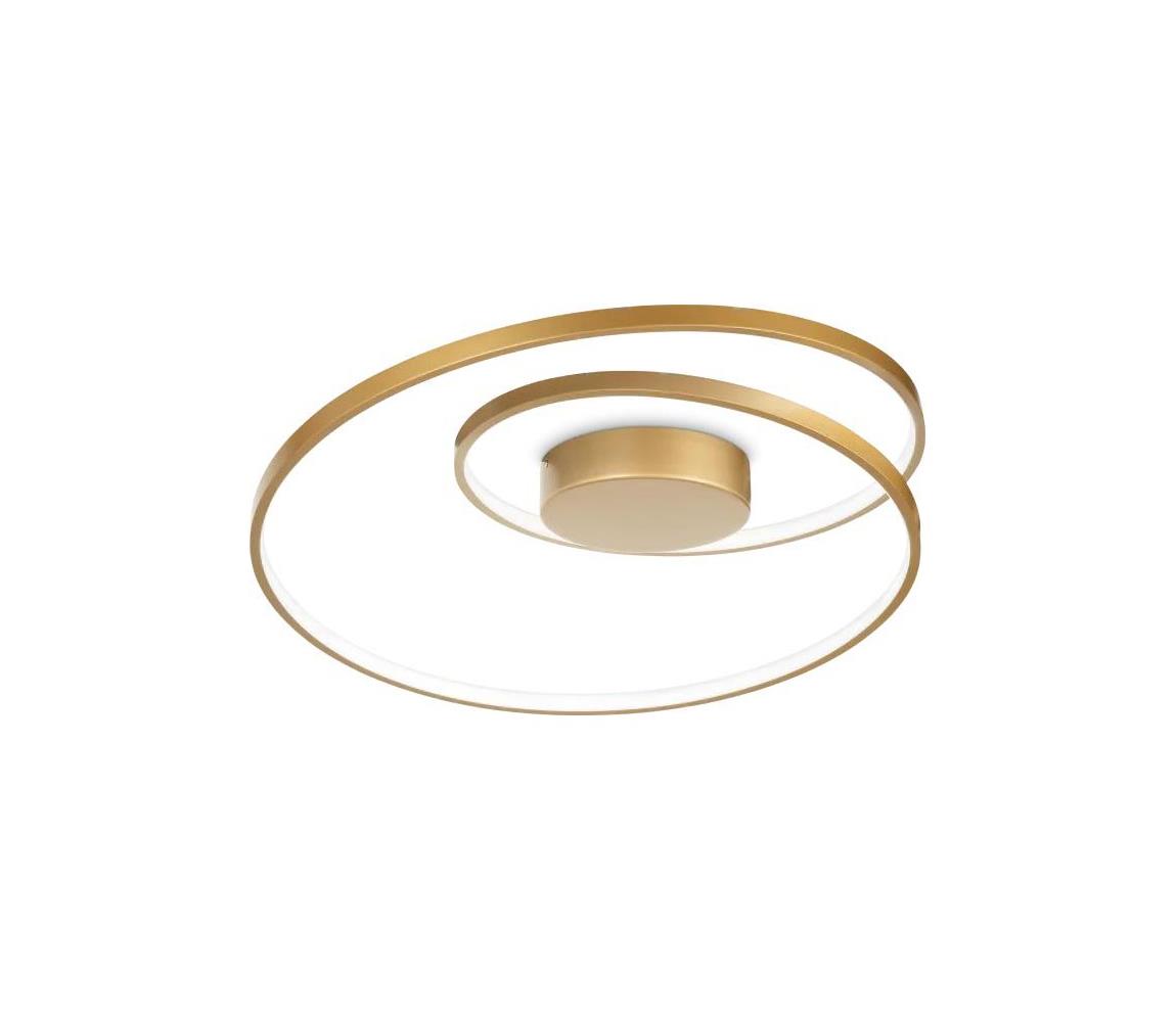 Ideal Lux - LED Stm. stropní svítidlo OZ LED/48W/230V pr. 60 cm CRI 90 zlatá 304533