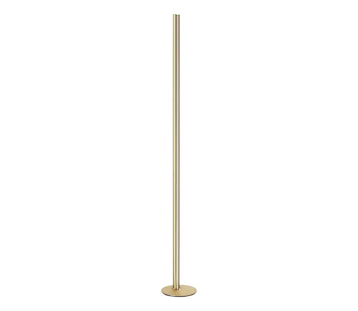 Ideal Lux - LED Stmívatelná stojací lampa DORICA LED/50W/230V CRI 90 mosaz 366166