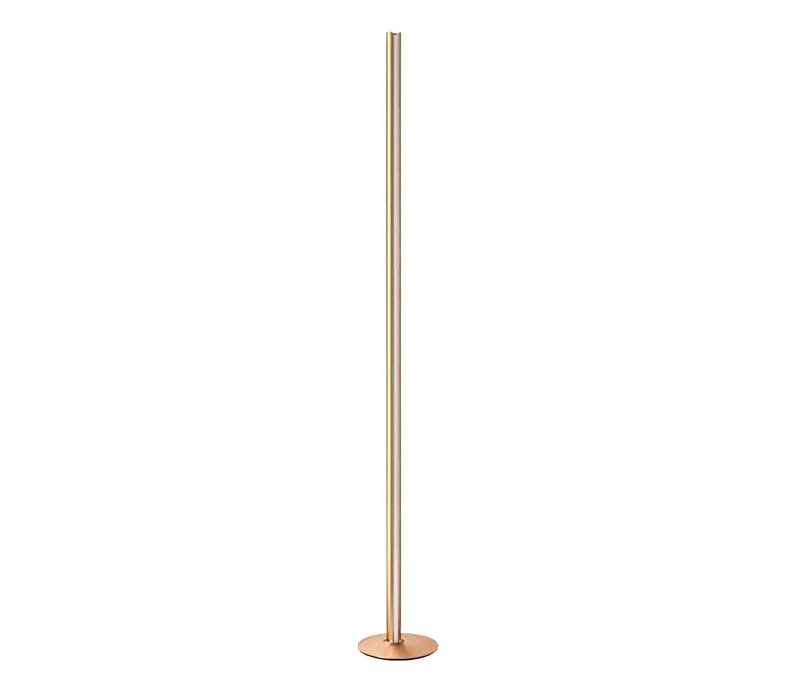 Ideal Lux - LED Stmívatelná stojací lampa DORICA LED/50W/230V CRI 90 zlatá 366159