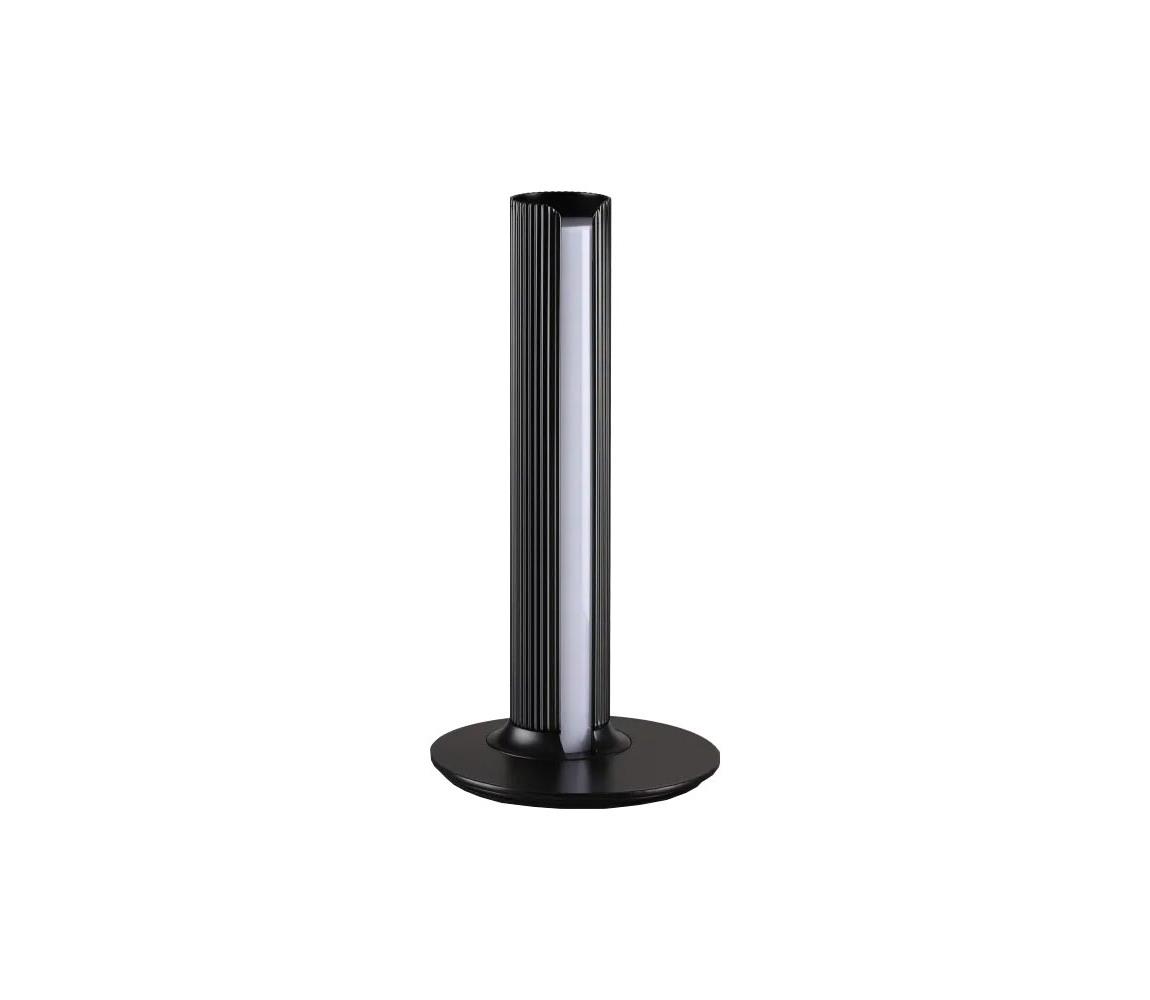 Ideal Lux - LED Stmívatelná stolní lampa DORICA LED/8W/230V CRI 90 černá 366081