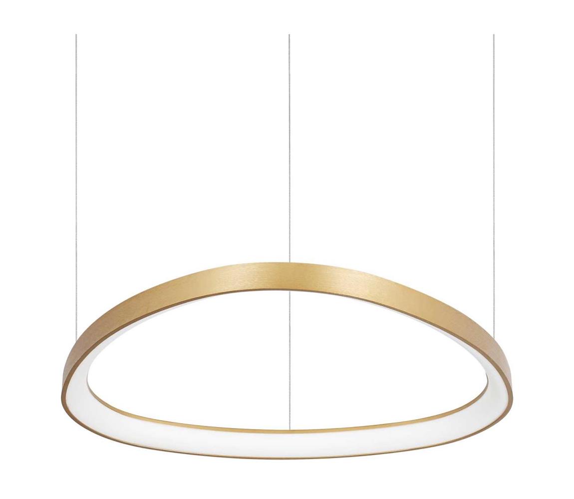 Ideal Lux - LED Stmívatelný lustr na lanku GEMINI LED/48W/230V pr. 61 cm zlatá 304700