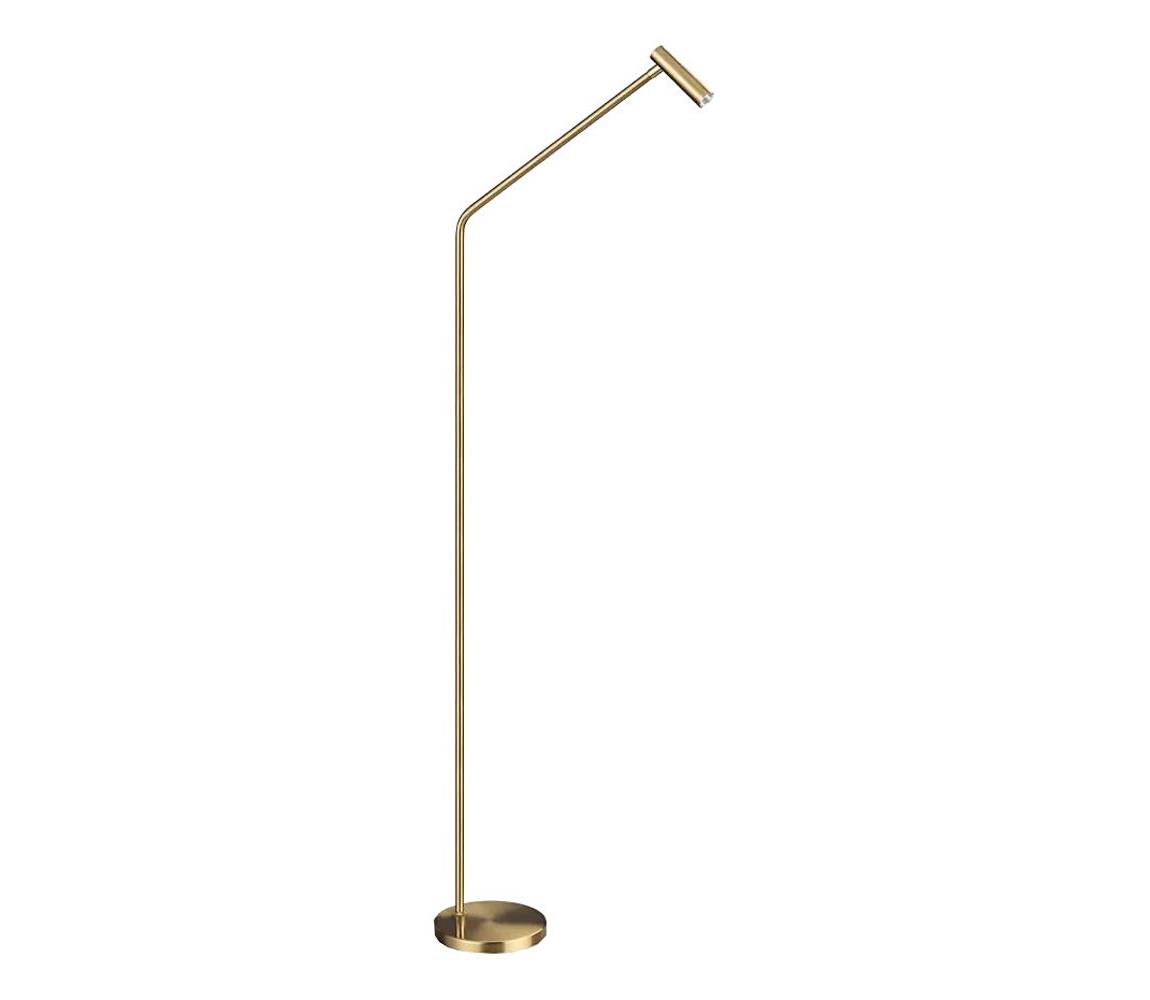 Ideal Lux - LED Stojací lampa EASY LED/3,5W/230V CRI 90 mosaz 295503
